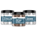 Eléments terriens Pine Bark, L-Arginine, et L-Citrulline Capsule Bundle, 200 Capsules Chaque, Pure & Non dilué, Pas d'additifs