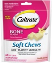 Caltrate 600+D3, supplément de calcium et de vitamine D3, 600mg (Vanilla Crème Flavor, 60 Nombre)