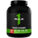 Règle 1 Gaineur de masse - Formule de gain de poids haute-Calorie avec 1,220+ Calories, 250g+ Mélange complexe de glucides, 40g Protéine tout-whey par portion (8 portions, fraises et crème)