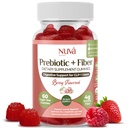 NuVa by Trulore Prebiotic + Fiber Gummies | GLP-1 User Nutritional Support | Sugar Free Fiber Gummies for Adults | Berry Flavor | Non-GMO Digestive Balance for Men & Women | 60 Gummies - 30 day Supply