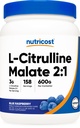 Nutricost L-Citrulline Malat 2:1 (600 Gramm) (Blauer Himbeer)