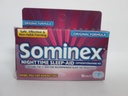 Sominex Night Time Sleeping Aid Tablets Original Formula, 16 Tabs (Pack of 3)