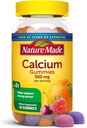 Nature Made Calcium Adult Gummies, 80 Count (Pack of 3)