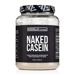 NAKED Casein - 2Lb Micellar Vanilla Casein Protein - Bulk, NSF Certified, GMO-Free, Gluten Free, Soy Free, Preservative Free - Stimulate Muscle Growth - Enhance Recovery - 15 Servings