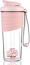 Shaker Bottle für Protein Mixes,24 oz,Protein Shaker Bottles mit Whisk Ball, Mixer Bottle, Protein Bottle,Portable Pre Workout Whey Protein Drink Shaker Cup,Pink