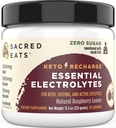 Poudre d'électrolyte kéto et supplément d'hydratation : 1000mg Potassium et sodium, 150mg Magnésium.