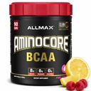 ALLMAX Nutrition AMINOCORE BCAA, Lémonade rose - 945 g Poudre - 8.18 Grams d'acides amin à chaîne ramifiée par portion - avec des vitamines B - Pas de remplissage ou non BCAA Aminos - Sans sucre - 90 portions