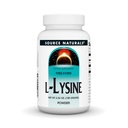 Quelle Naturals L-Lysine freie Form Pulver -Aminosäure-Ergänzung unterstützt Energiebildung & Collagen* - 100 Gramm