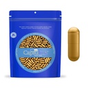 Capsuline Size 0 - Colored Gold Empty Gelatin Capsules - 1000 Count - Empty Gel Pill Capsules - DIY Pure Bovine Pill Capsule Filling - Empty Caps - Kosher and Halal Certified