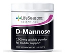LifeSeasons D-Mannose Powder - Relief UTI à action rapide - Supplément Santé Urinaire - Soutient des niveaux sains de Microflora & Eases Bladder Disconfort - 45 portions