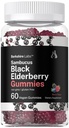 Horbaach Sambucus Black Elderberry Gummies (en anglais seulement) 60 Compte avec du zinc et de la vitamine C (en anglais seulement) Vegan, non-OGM, extrait sans gluten pour adultes (en anglais seulement) Berry Flavor (en anglais seulement) par Berkshire Labs