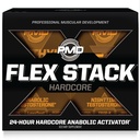 PMD Sports Flex Stack Hardcore Stack santé 24 heures pour augmenter la masse musculaire, la force, réduire la douleur, la libido et le sommeil reposant - Méthyl Andro Hardcore 90 Capsules, Z-Test 90 Capsules