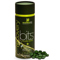 RECOVERYbites - Comprimés de Chlorelle Biologique - Superfood d'algues à base végétale - Chlorophylle - Mur cellulaire craqué - Énergie - Système immunitaire - Détox - Keto - Vegan - Non-OGM - Grande boîte - 1000 Comprimés