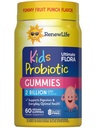Renew Life Kids Probiotic Gummies, Daily Supplement Supports Overall Health and Optimal Digestion, Dairy and Soy Free, 2 Billion CFU, 60 Count
