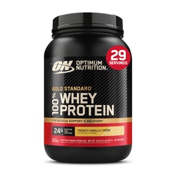 Optimum Nutrition Gold Standard 100% Whey Protein Powder, French Vanilla Creme, 2 Pound (Packaging May Vary)