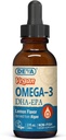DEVA Vegan Omega-3 liquide DHA - EPA, Non Poisson des algues, Lemon Flavor, 2 Ounce