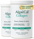 Collagène ALGAECAL - 4 Peptides à support clinique VERISOL®, FORTIGEL®, UC-II®, FORTIBONE®, Poudre de collagène hydrolysée anti-âge, 60 portions, Fabriqué aux États-Unis