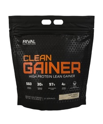 Rival Nutrition Clean Gainer Soft Serve Vanilla 10 Lb I High Protein Lean Gainer Powdered Drink Mix I 560 Calories, 30g Protein, and 97g Multi-Source Carbs Per Serving I 31 Servings