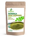 Organic Moringa Powder - 8 oz (226g) | USDA Organics, Non-GMO, Kosher, Halal, Moringa Olifera Powder - 100% Raw and Natural, von SHOPOSR