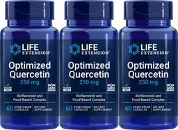 Life Extension Optimized Quercetin Capsules, 60 Vegetarian Capsules (Pack of 3)