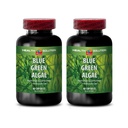 Klamath Blue Green Algae Capsules - Blue Green Algae - Boost The Immune System - Blue Green Algae - Supplément Blue Green Algae - Supplément Immune Support - Immune Booster - Blue Algae - 2B 60 Caps