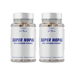 Santo Remedio Super Nopal, Exclusive Formula with Nopal, Gurmar (Gymnema Silvestre), Chromium Picolinate and Vanadyl Sulfate. 60 Capsules (30 Servings) (2)