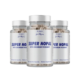Santo Remedio Super Nopal, Exclusive Formula with Nopal, Gurmar (Gymnema Silvestre), Chromium Picolinate and Vanadyl Sulfate. 60 Capsules (30 Servings) (3)