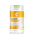 L-ergothioneine avec collagène peptides, acide hyaluronique, vitamine C et E - Antioxydant avancé, favorise la longévité et le vieillissement en santé – sans gluten, 60 capsules (1 boîte)