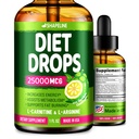 Diet Drops - Suppression de l'appétit pour les femmes et les hommes - Fabriqué aux États-Unis - Booster de métabolisme naturel - Diet Drops with Garcinia Cambogia 1 Fl Oz