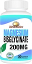 Rise-N-Shine - Magnesium Bisglycinate 200 mg - Joint & Muscle Support - Supplement to Support Energy, Digestion and Bones - Magnesium for Sleep Support and Rest (30 Capsules)