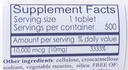 HealthyNaturally Biotin 10.000 mcg (500 Tabletten) für Haarwachstum, Haut, Starke Nägel, Biotin 10mg