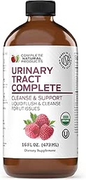 Tract urinaire naturel complet 12 oz - Supplément liquide pour la santé du tract urinaire avec canneberge biologique, D-mannose, racine de betterave, graines de fenouil et curcuma