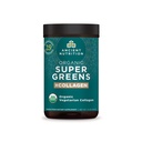 Alimentation ancienne Supergreens Poudre, Superaliment biologique en poudre avec collagène, faite de fruits réels, légumes et herbes, pour le soutien digestif et énergétique, 25 portions, 7,5 oz