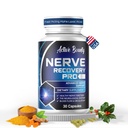 Nerve Recovery Pro – Supplément de soutien nerveux avec acide lipoïque alpha, curcuma et acétyl-L-Carnitine – soutient la fonction nerveuse saine, la circulation et le flux sanguin – 30 Capsules - 1 Pack