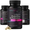 Probiotiques vaginaux pour bébés en santé pour femmes + prébiotiques et pilules de canneberge, pH équilibre, odorat en santé, levure, soutien immunitaire, santé positive au microbiome, femmes Acidophilus Probiotique, 60 capsules végétaliennes