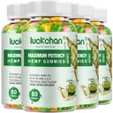 Hemp Gummies High Potency for Sleep, Pain, Anxiety - (4 Packs) Pure Extra Strength Organic Hеmp Oil Gummies - 100% Natural Bear Hemp Gummy for Adults