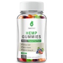 Hemp Gummies High Potency for Sleep, Pain, Anxiety - 100% Natural Hеmp Oil Infused Gummies - Natural Fruity Bear Hemp Gummy for Adults Vegan - 80Counts