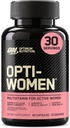 Optimum Nutrition Opti-Femmes Multivitamine quotidienne pour les femmes, supplément de soutien immunitaire avec le fer, 30 jours d'approvisionnement, 60 comte, (emballage mai Vary)
