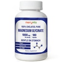 Magnesium Glycinate 1000mg - High Absorption chelated Magnesium Supplement - Supports Relaxation, Restful Sleep, Muscle Function & Bone Health - 180 Capsules - Vegan, Non-GMO
