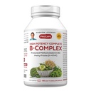 ANDREW LESSMAN High Potency B-Complex 180 Capsules - avec des niveaux élevés de complexe folate et de biotine, favorise la croissance cellulaire, l'énergie, la fonction immunitaire, la désintoxication, le métabolisme des graisses et plus encore