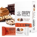 Genius Gourmet Crispy Protein Treat, Chocolate Peanut Butter, Keto Snack, Low Carb, Low Sugar & Gluten Free, Protein Snacks for Adults, 10G of Whey Protein per Protein Bar, 5 Net Carbs, 10 CT