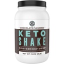 Keto Meal Ersatz Shakes, Schokolade, 2lbs, Low Carb Keto Protein Shake Mix, MCT Powder, Grass Fed Hydrolyzed Collagen Peptides, Keto Frühstück Shake, 20g Fat, 14g Protein, 1 Net Carb, Zero Sugar