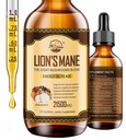 Supplément de la Mane de Lions, gouttes d'extrait de champignons liquides, 8 Complexe de champignons pour le soutien cognitif et le renforcement de l'immunité, jusqu'à 2 mois d'approvisionnement, supplément de champignons avec la Mane de Lions, Cordyceps, Reishi