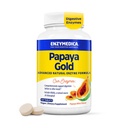 Enzymedica Papaya Gold, enzymes digestives avancées avec la papaye biologique naturelle et la chlorophylle pour un support de digestion complet, bromélain et papaine haute puissance, végétalien, menthe, 120 comprimés à croquer