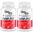 Supplément de soutien immunitaire liposomique pour adultes, complexe avec L-Lysine 1 500mg, vitamines, minéraux et extraits de plantes, mélange de bien-être quotidien complet pour les hommes et les femmes - 240 capsules