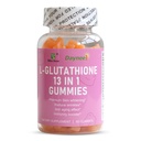 L-Glutathione 13 in 1 Gummi, 1200mg, Reduzieren Falten & Anti-Aging, 60 Zähler