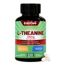 L-Theanine 200mg, supplément acide amino pour soutenir la relaxation, le stress, L Theanine Capsules - non-OGM, sans gluten, 120 capsules de légumes