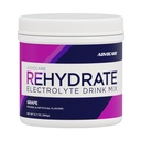 AdvoCare Rehydrate - Mélange de boissons électrolytiques - Comprend le magnésium, le sodium, le potassium et le calcium - Antioxydant et acide amino fortifié - Soutient l'hydratation et la récupération - Raisin, 12,7 oz