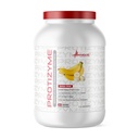Nutrition métabolique - Protizyme - Poudre de protéines de lactosérum, haute teneur en protéines, faible teneur en glucides, faible teneur en gras avec enzymes digestives, 24 vitamines et minéraux essentiels, crème de banane, 2 livres
