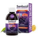 Sambucol Black Elderberry Sirop for Kids - Extrait de baies aînées Enfants, Sirop de baie aînée enfants, Black Elderberry for Kids, Soutien aux enfants immune - 7,8 Fl Oz